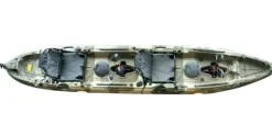 BKC Brooklyn 13.0 Tandem Modular Pedal Kayak Green Camo