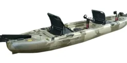 BKC Brooklyn 13.0 Tandem Modular Pedal Kayak Green Camo