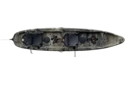 BKC Brooklyn 13.5 Tandem Sit On Top Fishing Kayak Camo