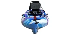 BKC FPK 8-Foot Single Foldable Kayak w/Pedal Drive, Paddle & Seat Included by BKC