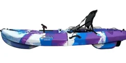 BKC FPK 8-Foot Single Foldable Kayak w/Pedal Drive, Paddle & Seat Included by BKC