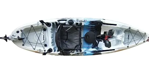 BKC MPK8 Modular Pedal Kayak Paddle & Seat Included – Grey Camo