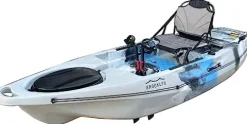 BKC PK10 Pedal Fishing Kayak – Paddle & Seat Included