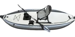 BKC SUP AIR 13-Foot Inflatable Stand Up Paddle Board w/Pedal Drive, Seat, Paddle by BKC
