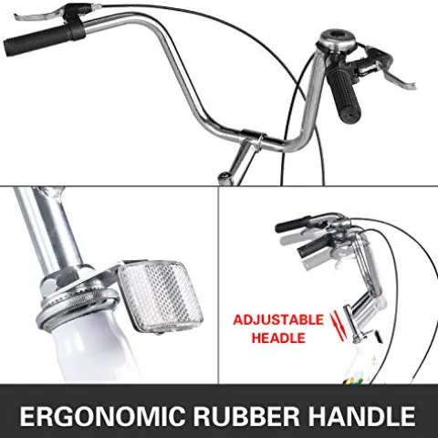 Bkisy Adult 7-Speed Tricycle White