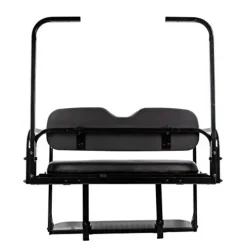 7BLACKSMITHS Rear Back Seat Kit for EZGO TXT Golf Cart Black