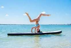 Blue Water Toys Inflatable Stand Up Paddle Board Kit Black