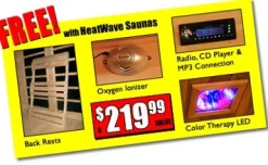 Blue Wave 2 Person Cedar Carbon Infrared Sauna Yukon