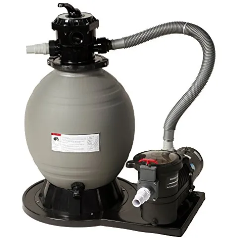 Blue Wave Affinity 27-ft Round 52-in Deep Above Ground Swimming Pool Gray