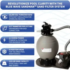 Blue Wave Affinity 27-ft Round 52-in Deep Above Ground Swimming Pool Gray