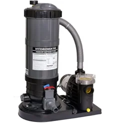 Blue Wave Cartridge Filter System with 1.5 HP Pump Dk. Gray