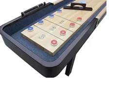 Blue Wave Hathaway Merlot 9′ Shuffleboard Table Espresso Natural