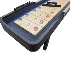 Blue Wave Hathaway Merlot 9′ Shuffleboard Table Espresso Natural