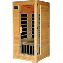 Blue Wave HeatWave BSA2402 1-2 Person Hemlock Carbon Infrared Sauna Hemlock