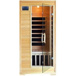 Blue Wave HeatWave BSA2402 1-2 Person Hemlock Carbon Infrared Sauna Hemlock