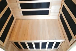Blue Wave HeatWave BSA2402 1-2 Person Hemlock Carbon Infrared Sauna Hemlock