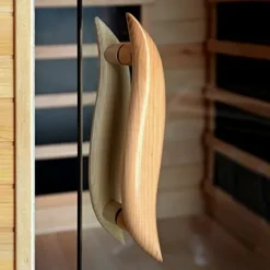 Blue Wave HeatWave BSA2406 2-Person Deluxe Ceramic Infrared Sauna, 1-2, Hemlock