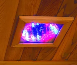 Blue Wave HeatWave SA2406 2-Person Sauna with Ceramic Heaters and Chromotherapy System