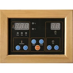 Blue Wave 4-Person Corner Carbon Sauna