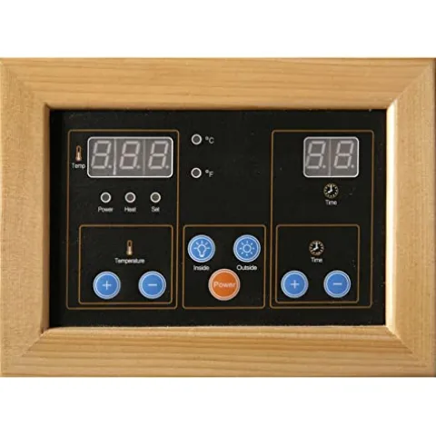 Blue Wave 4-Person Corner Carbon Sauna