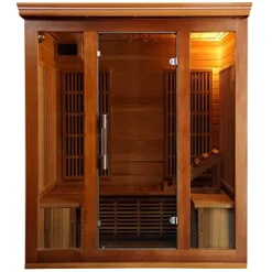Blue Wave Radiant Saunas BSA1315 Cedar Elite 3-4 Person Infrared Sauna Wood