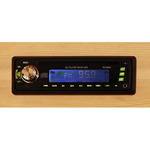 Blue Wave Radiant Saunas BSA2400 1-2 Person Hemlock Ceramic Infrared Sauna Brown