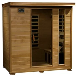 Blue Wave Radiant Saunas BSA2418 4-Person Hemlock Infrared Sauna