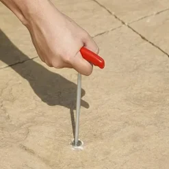 Blue Wave Rectangular In Ground Pool Safety Cover with Center Step Blue