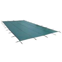 Blue Wave Rectangular In Ground Pool Safety Cover – Green