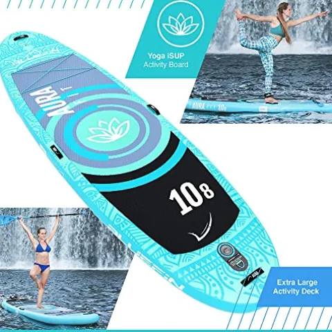 Bluefin SUP 10′8″ Aura FIT Stand Up Paddle Board Kit Blue
