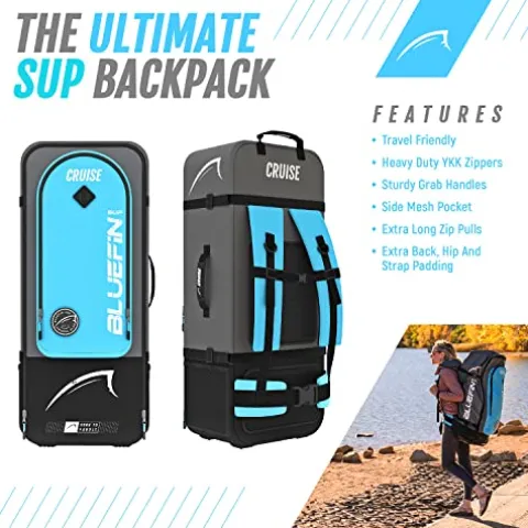 Bluefin SUP Inflatable Paddle Board Blue 10’8