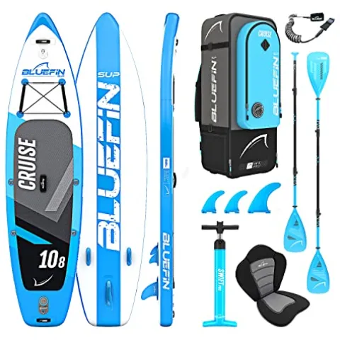 Bluefin SUP Inflatable Paddle Board Blue 10’8