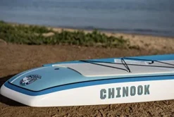 Boardworks Chinook Touring Stand-Up Paddleboard Bamboo/Blue/Light Blue