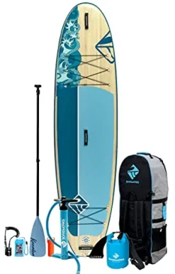 Boardworks Kanaloa SHUBU Inflatable Stand-Up Paddle Board (iSUP) Complete Kit – 10’4 Kanaloa