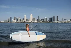 Boardworks Kraken All-Water Stand-Up Paddle Board (SUP) 11′ Bamboo/Grey/Ocean