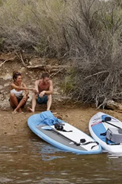 Boardworks Riptide All-Water Stand-Up Paddleboard (SUP) 10’6″ Blue/White/Grey