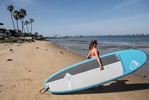 Boardworks Riptide Recreational Stand Up Paddleboard Blue/White/Grey