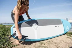 Boardworks Riptide Recreational Stand Up Paddleboard Blue/White/Grey