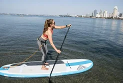 Boardworks SHUBU Riptide Inflatable Stand-Up Paddle Board (iSUP) Complete Kit Blue/White/Grey