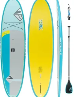 Boardworks Sōlr Recreational Stand Up Paddleboard 10′ 6″ Blue/Yellow/Grey