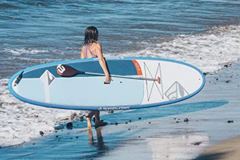 Boardworks Sōlr Stand Up Paddleboard 10′ 6″ Blue/White/Grey