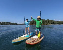 Boardworks Triton Recreational Stand Up Paddleboard Bamboo/Black