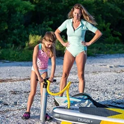 Body Glove Cruiser+ Inflatable Stand Up Paddle Board Teal/White