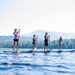 Body Glove Performer 11 ISUP Paddle Board Package Blue/Wood