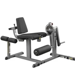 Body-Solid Adjustable Leg Extension and Curl Machine Silver