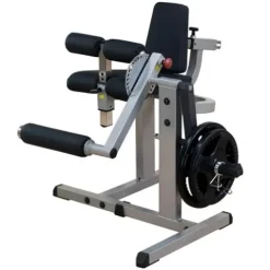 Body-Solid Adjustable Leg Extension and Curl Machine Silver