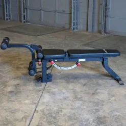 Body-Solid Adjustable Weight Bench with Leg Developer Black