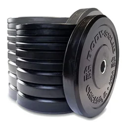 Body-Solid Black Commercial Extreme Bumper Plate Set 520 lb
