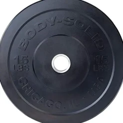 Body-Solid Chicago Extreme Bumper Plate Black