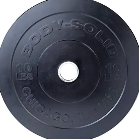 Body-Solid Chicago Extreme Bumper Plate Black